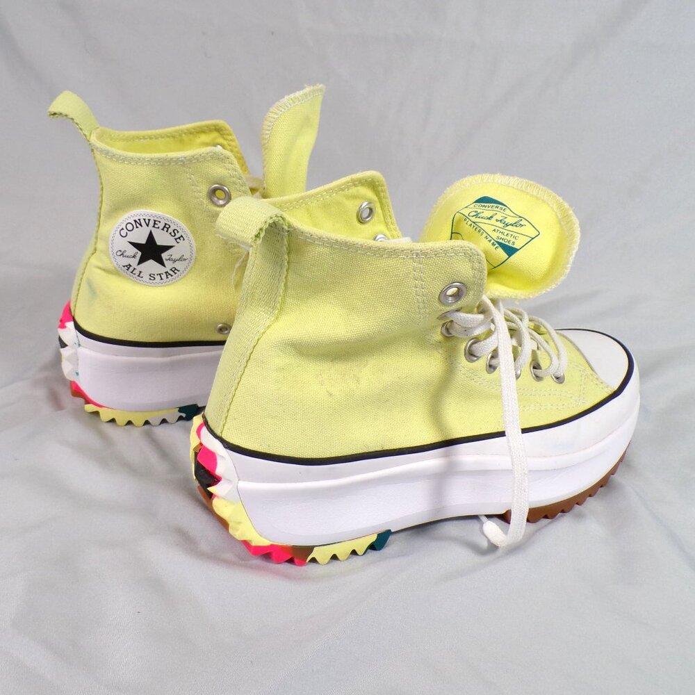 Womens Converse Run Star Hike Light Zitron High Top Platform Sz 8.5 Clean!